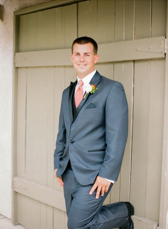 Vibrant Coral Real Wedding: Blaine and Mike