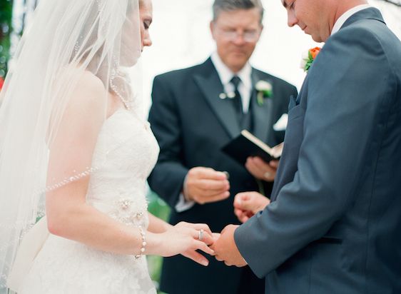 Vibrant Coral Real Wedding: Blaine and Mike