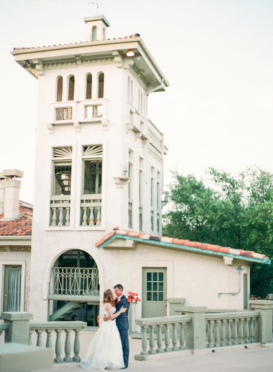 Vibrant Coral Real Wedding: Blaine and Mike