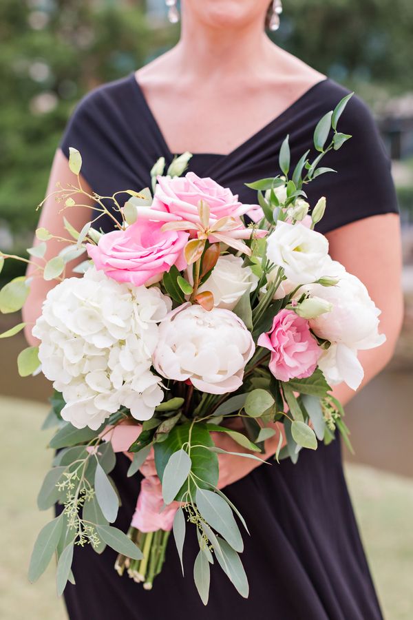 Liz and Alex's Pink and Black Greenville Soiree