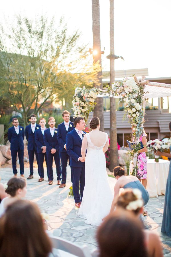 Dana and Bob's Romantic Dusty Blue Wedding in Scottsdale