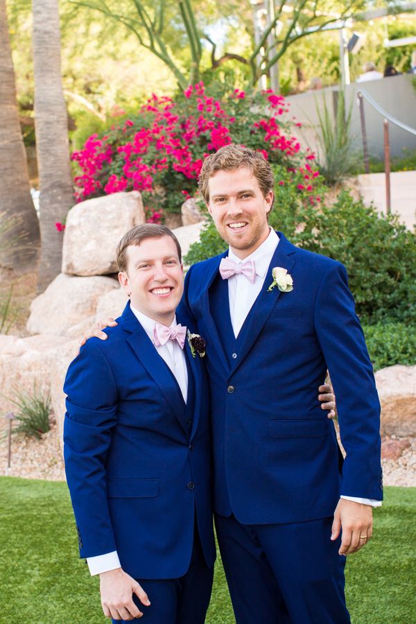 Dana and Bob's Romantic Dusty Blue Wedding in Scottsdale