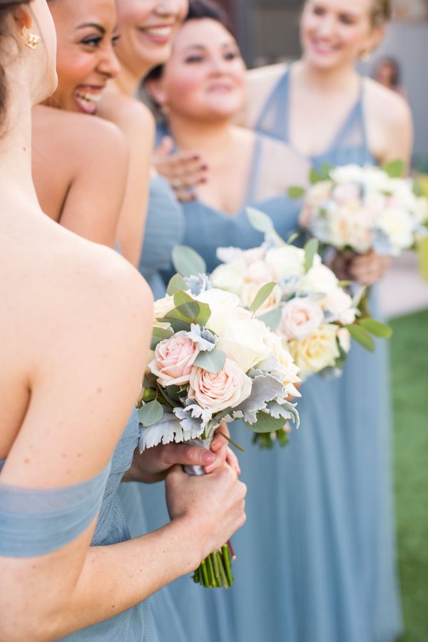 Dana and Bob's Romantic Dusty Blue Wedding in Scottsdale