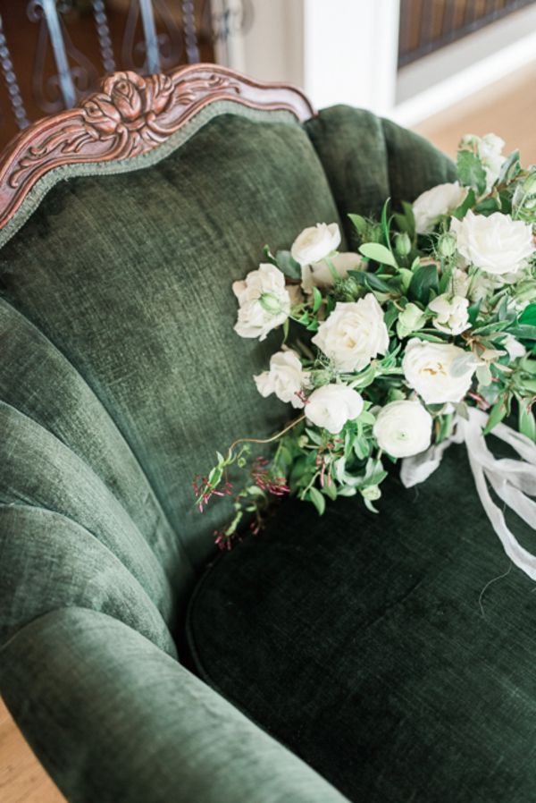 Oh So Romantic Emerald Green Wedding Inspiration
