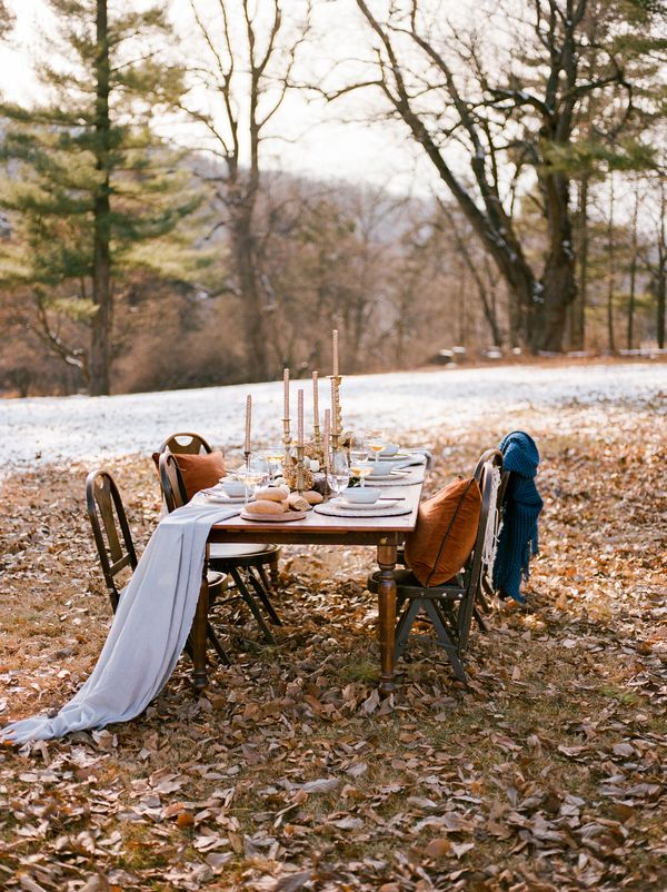  Intimate Winter Elopement Celebrated with Friends