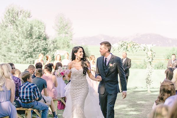  Stunning Dusty Rose Wedding in Montana
