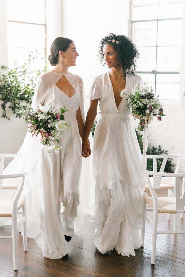 Stylish Wedding Inspiration in Bright Whites