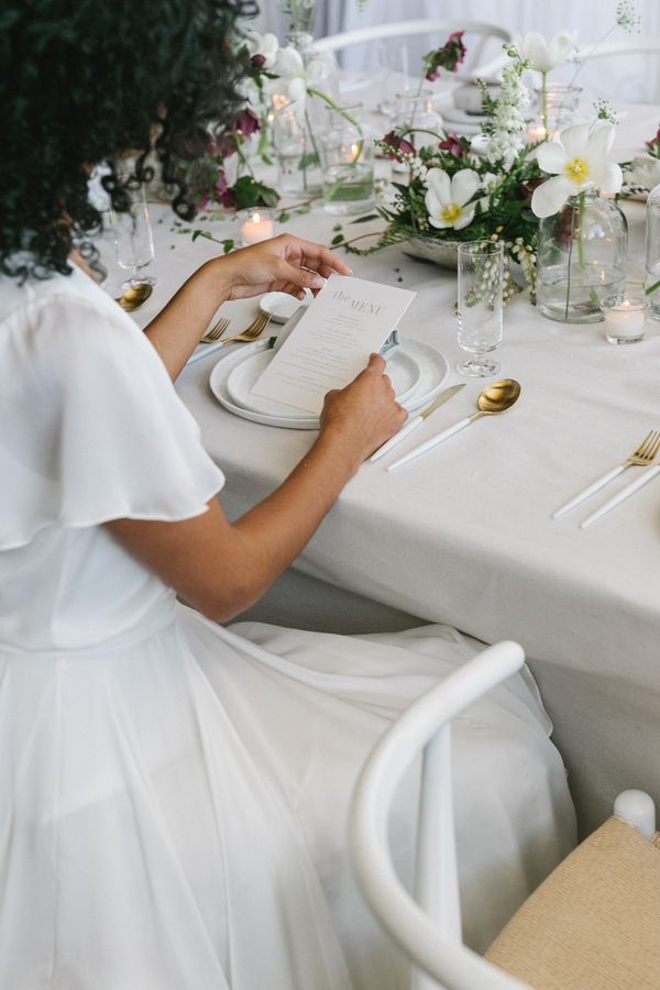 Stylish Wedding Inspiration in Bright Whites