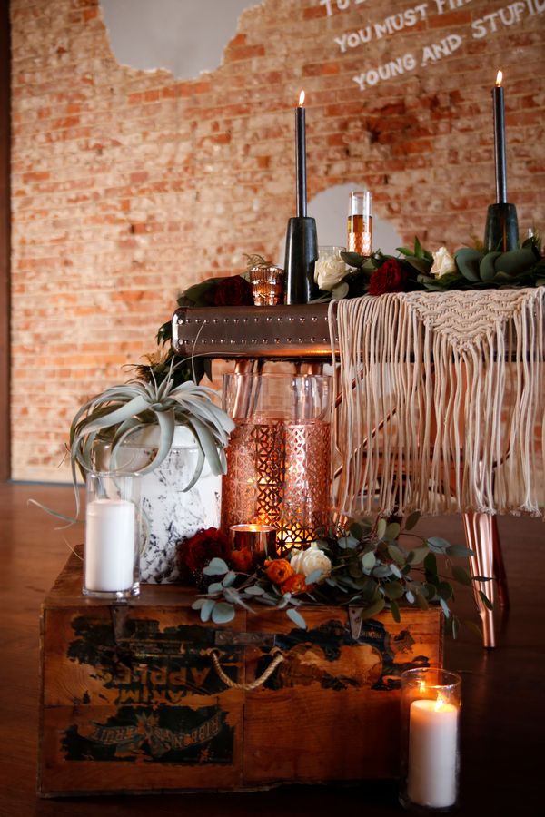  Earthy Styled Industrial Shoot with Copper Elements