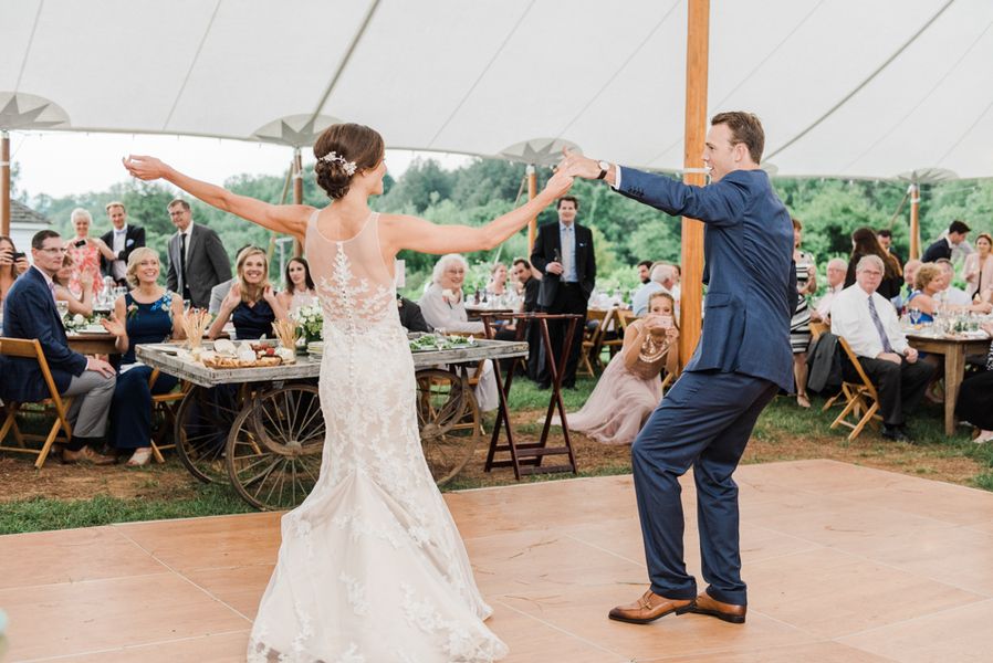  Kristen and Cole's Garden-Inspired Wedding in Virginia