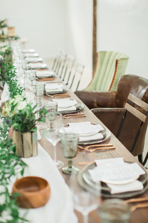  Farm to Table Wedding Inspo in Greenery