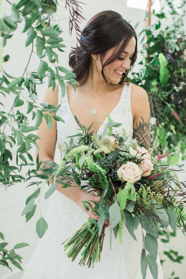  Farm to Table Wedding Inspo in Greenery