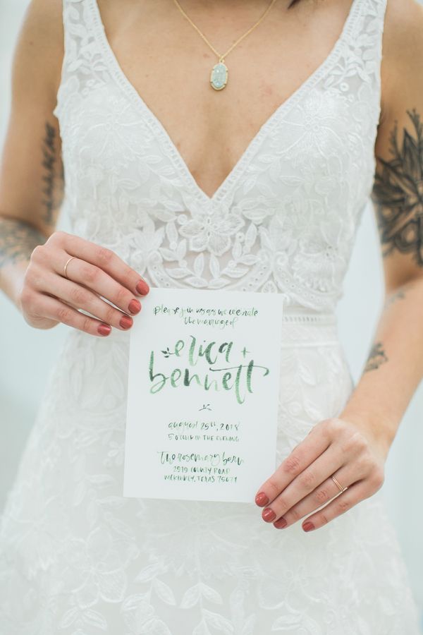  Farm to Table Wedding Inspo in Greenery