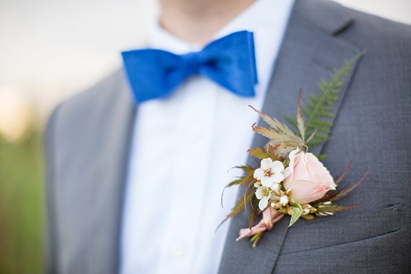  Oceanside Wedding Inspiration with Pops of Cobalt