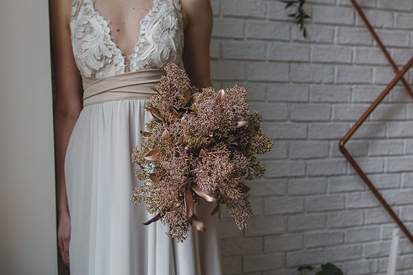  Geometric Wedding Inspiration with Vintage Touches