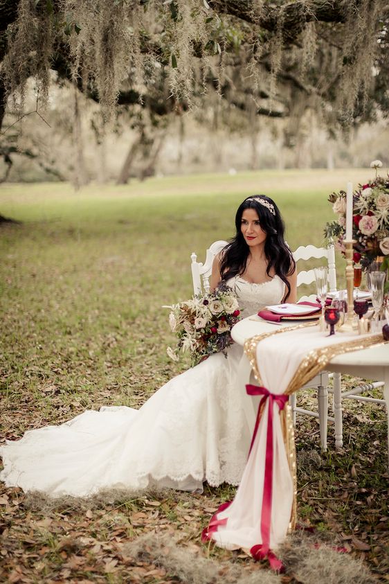 Marsala Wedding Inspiration: Pantone Color of the Year! @perfectpalette