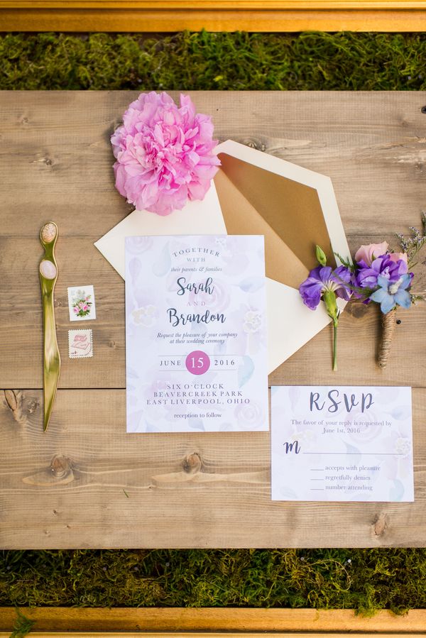 Cheery and Laid-Back Wedding Inspired by Watercolors