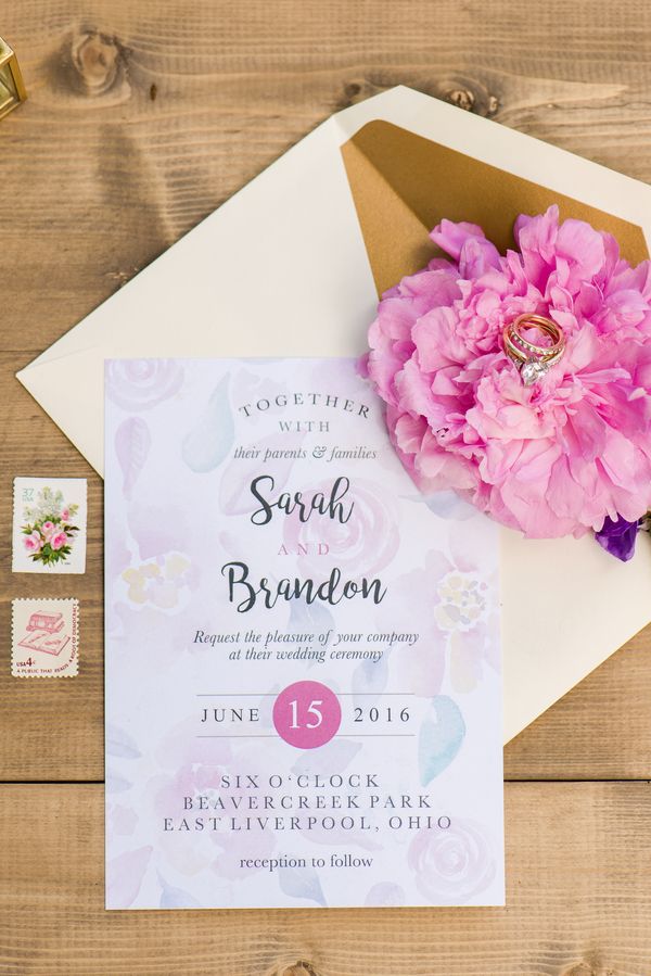 Cheery and Laid-Back Wedding Inspired by Watercolors