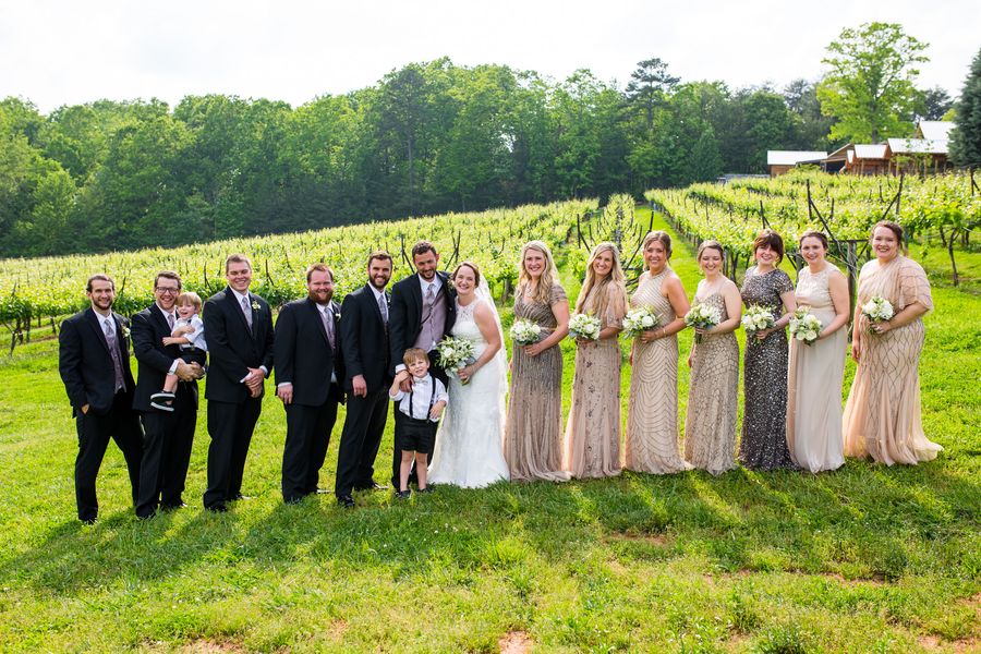 Lauren and Scott's Classic Vineyard Wedding in Georgia