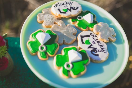  St. Patrick's Day Styled Shoot - to see more: http://www.theperfectpalette.com 