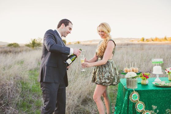  St. Patrick's Day Styled Shoot - to see more: http://www.theperfectpalette.com 