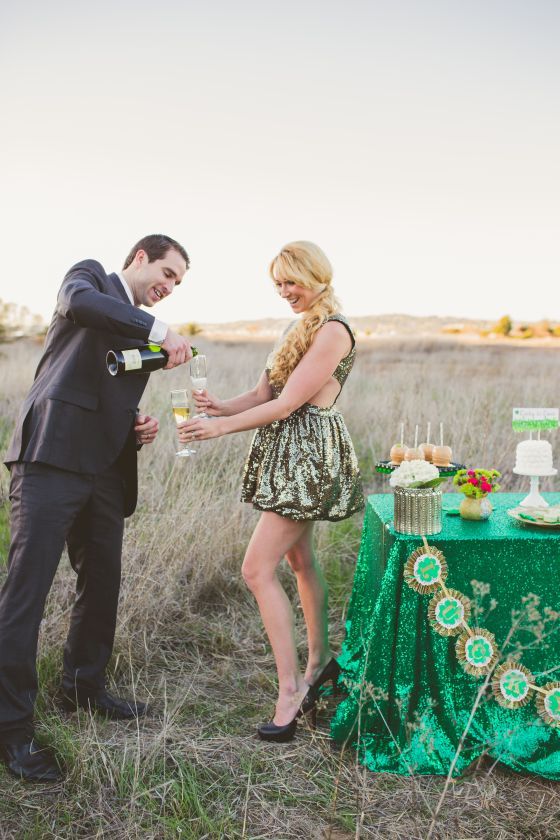  St. Patrick's Day Styled Shoot - to see more: http://www.theperfectpalette.com 