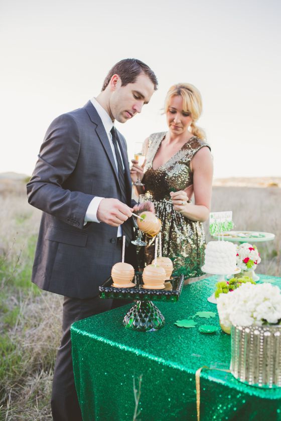  St. Patrick's Day Styled Shoot - to see more: http://www.theperfectpalette.com 