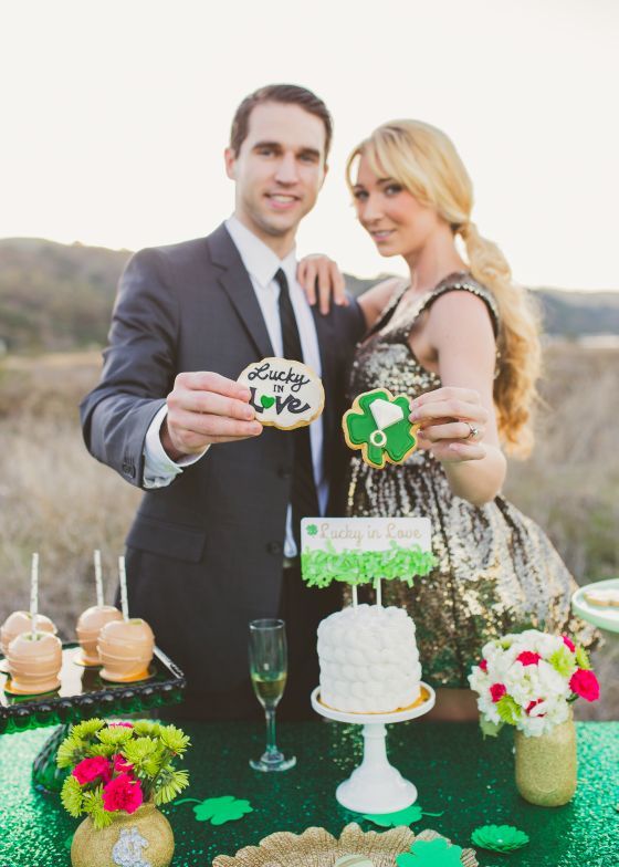  St. Patrick's Day Styled Shoot - to see more: http://www.theperfectpalette.com 