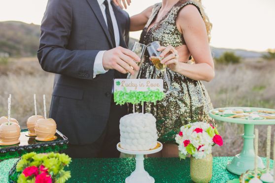  St. Patrick's Day Styled Shoot - to see more: http://www.theperfectpalette.com 