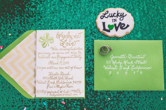  St. Patrick's Day Styled Shoot - to see more: http://www.theperfectpalette.com 