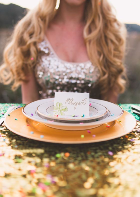  St. Patrick's Day Styled Shoot - to see more: http://www.theperfectpalette.com g