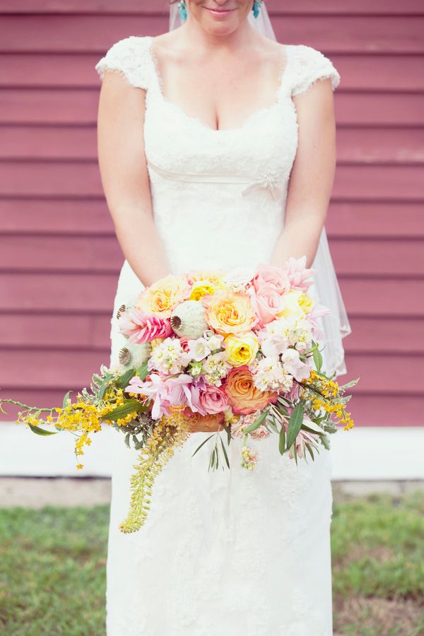 Jessica & Joey's Wedding | Colorful, Heartfelt & Handmade - to see more: www.theperfectpalette.com - photo by Dream Love Photography