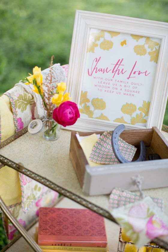  Sweeter than Honey - Pink and Yellow Styled Shoot - to see more: http://www.theperfectpalette.com - Styling by BRANDtabulous, Photography by Brio Art