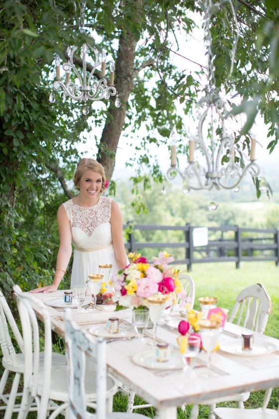  Sweeter than Honey - Pink and Yellow Styled Shoot - to see more: http://www.theperfectpalette.com - Styling by BRANDtabulous, Photography by Brio Art