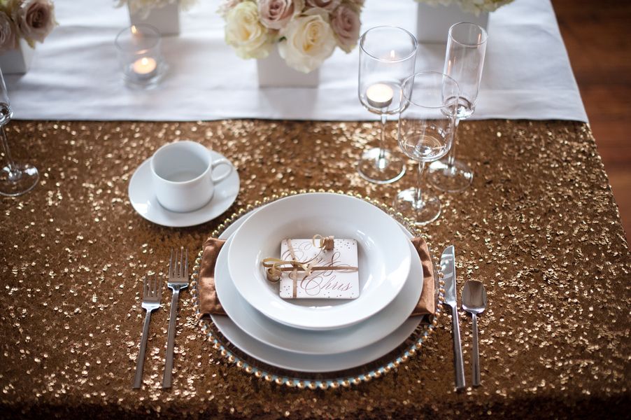 Styled Soirée | Modern, Fun + Festive - to see more: http://www.theperfectpalette.com/ Photo by Christa-Taylor, Styling by Champagne Wedding & Event Coordination