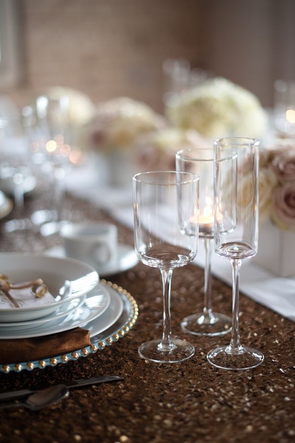 Styled Soirée | Modern, Fun + Festive - to see more: http://www.theperfectpalette.com/ Photo by Christa-Taylor, Styling by Champagne Wedding & Event Coordination