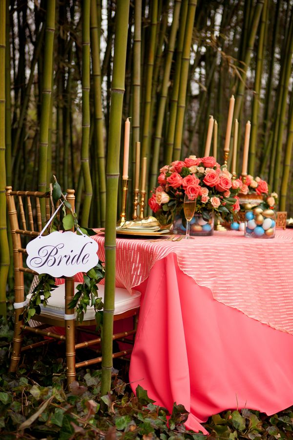 DIY Easter Centerpieces | Coral, Robin's Egg Blue + Gold - www.theperfectpalette.com photo by Danielle Evans Photography