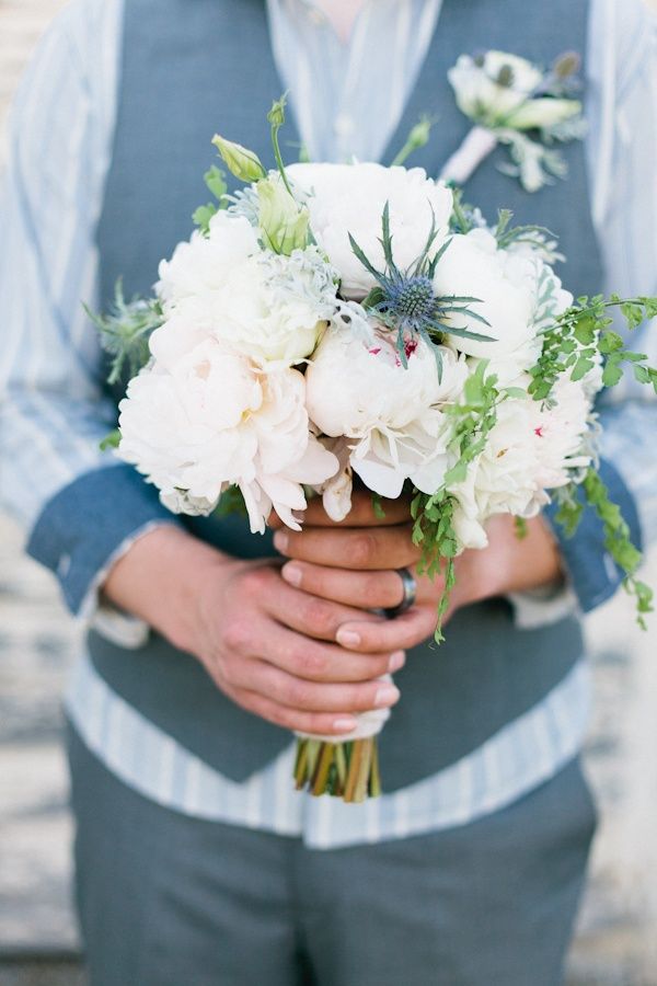 Now Trending: Dusty Blue www.theperfectpalette.com - Vintage Inspired Wedding Details