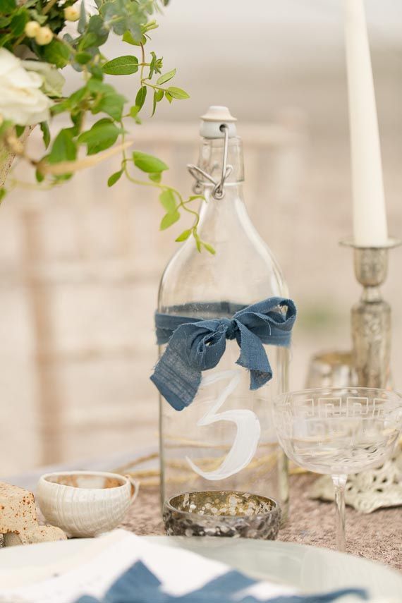 Now Trending: Dusty Blue www.theperfectpalette.com - Vintage Inspired Wedding Details