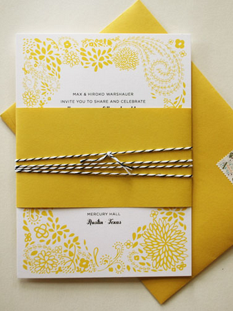 14 Creative Ways to Bring Your Yellow Wedding to Life! - see more at: www.theperfectpalette.com - Color ideas for weddings + parties
