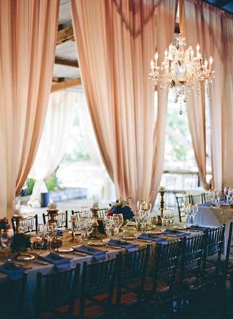 Wedding Colors: Navy Blue and Peach - see more at: www.theperfectpalette.com - Color ideas for Weddings + Parties