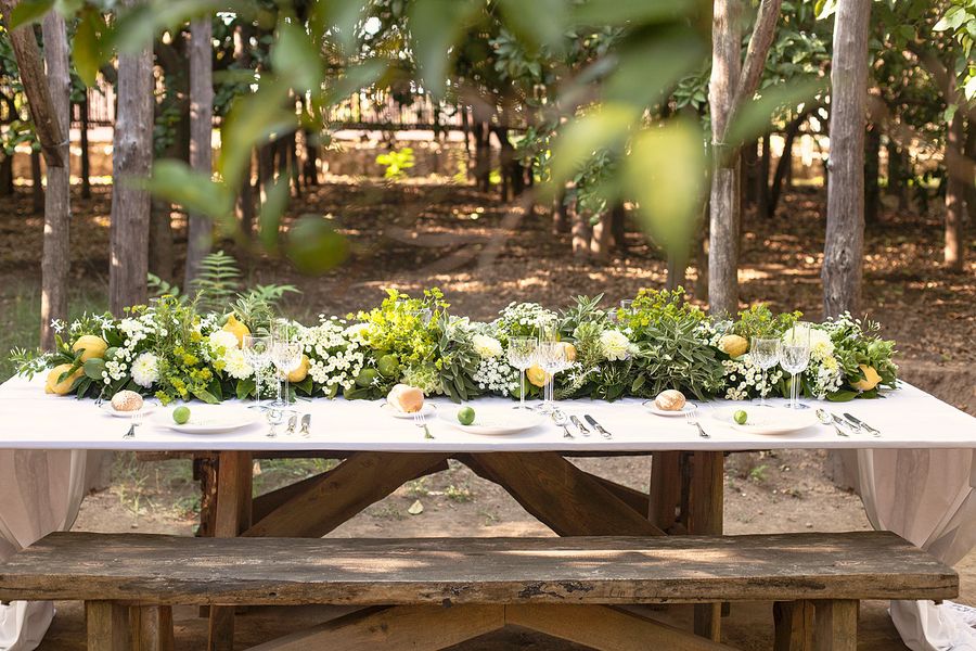 In Love In Italy: The Lemon Grove - www.theperfectpalette.com - Color Ideas for Weddings + Parties