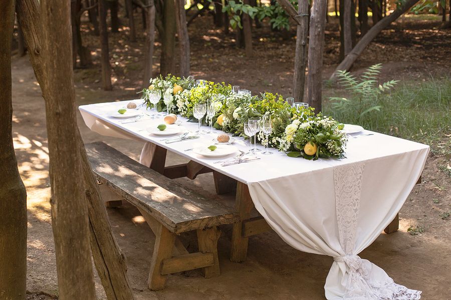 In Love In Italy: The Lemon Grove - www.theperfectpalette.com - Color Ideas for Weddings + Parties