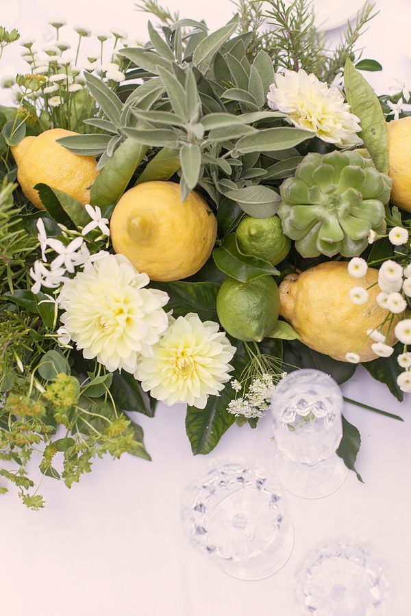 In Love In Italy: The Lemon Grove - www.theperfectpalette.com - Color Ideas for Weddings + Parties