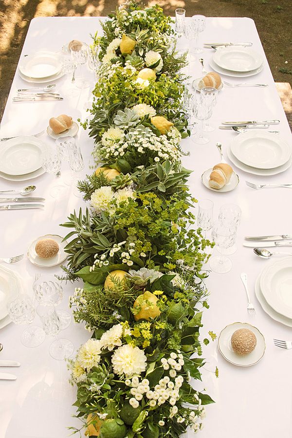 In Love In Italy: The Lemon Grove - www.theperfectpalette.com - Color Ideas for Weddings + Parties