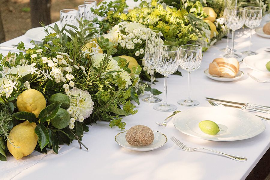 In Love In Italty: The Lemon Grove - www.theperfectpalette.com - Color Ideas for Weddings + Parties