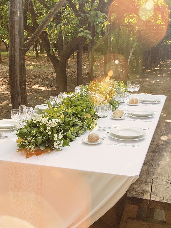 In Love In Italy: The Lemon Grove - www.theperfectpalette.com - Color Ideas for Weddings + Parties