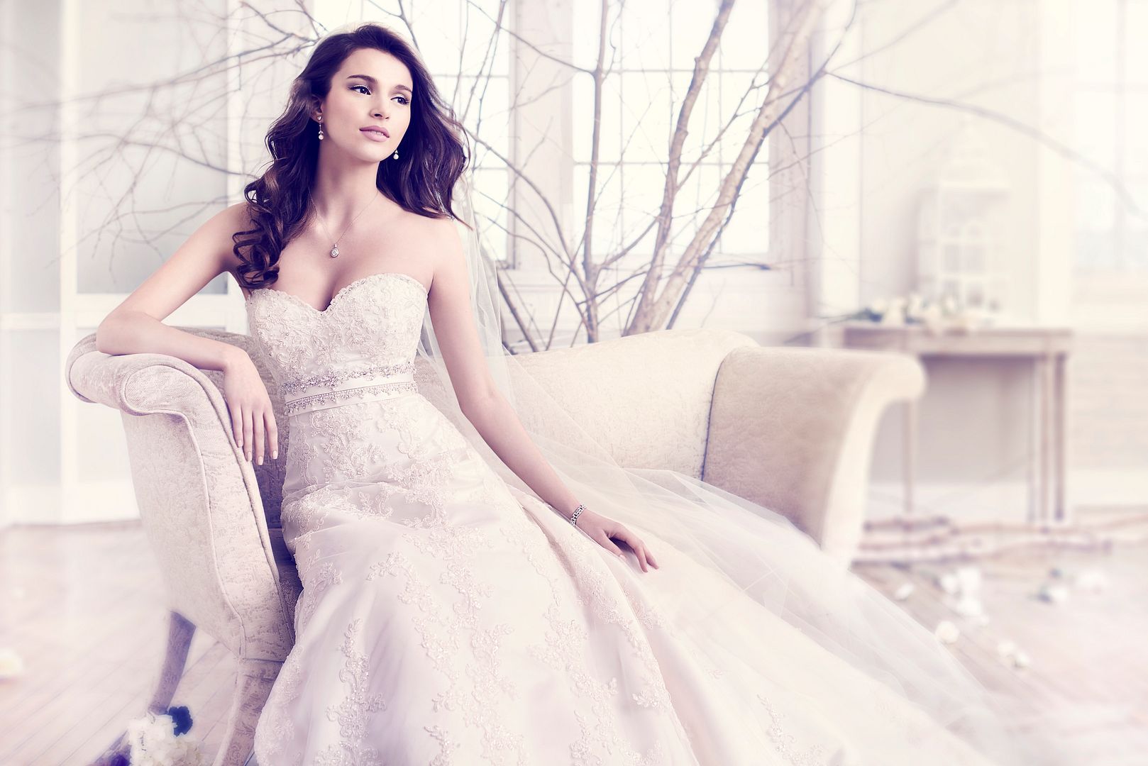 Kenneth Winston Spring 2014 Bridal Collection - www.theperfectpalette.com - Gorgeous wedding gowns!