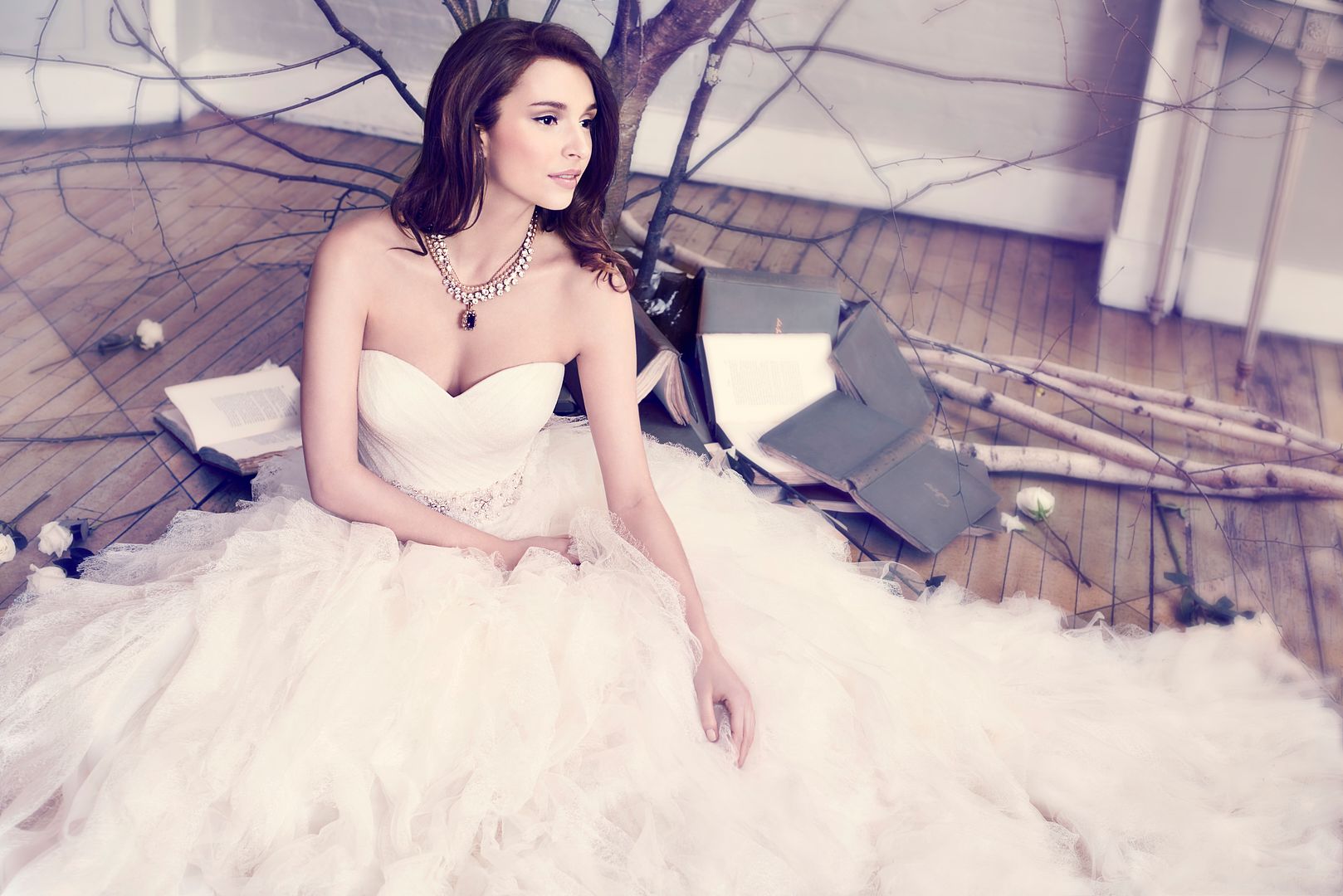 Kenneth Winston Spring 2014 Bridal Collection - www.theperfectpalette.com - Gorgeous wedding gowns!