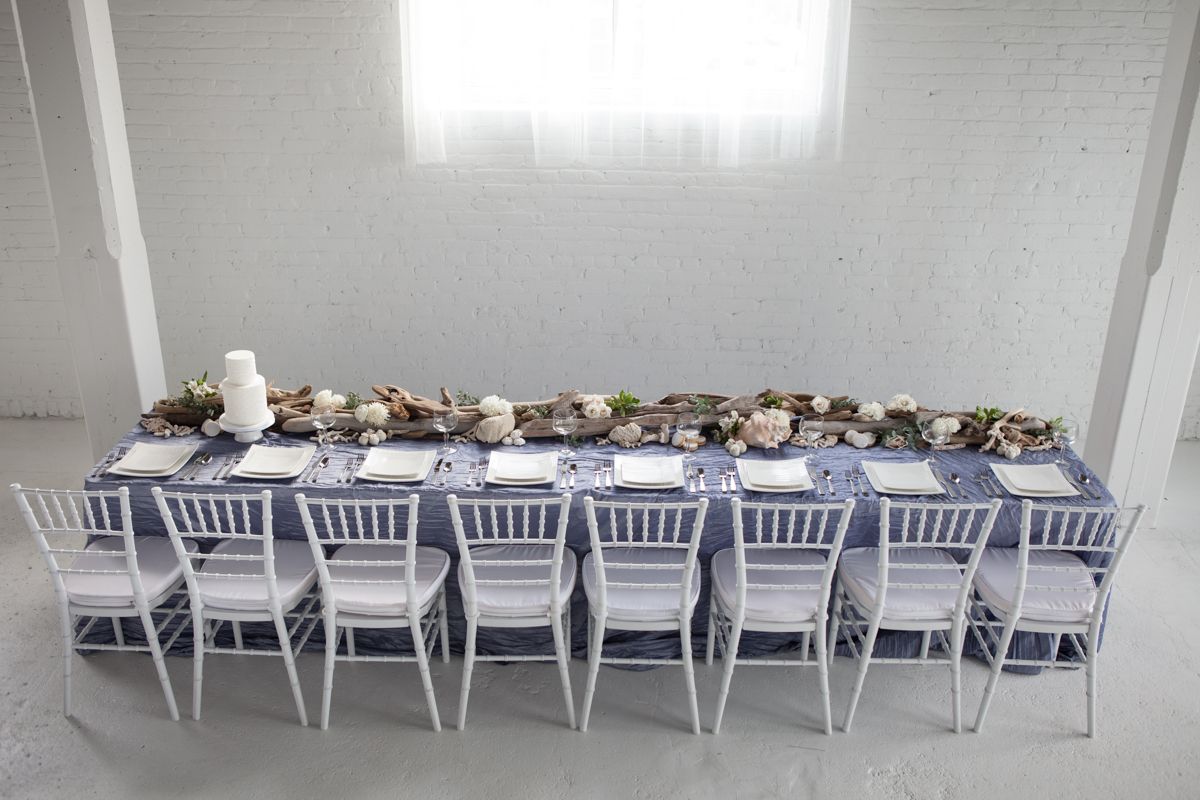 Ocean Chic: Styled Pretty - www.theperfectpalette.com - Color Ideas for Weddings + Parties